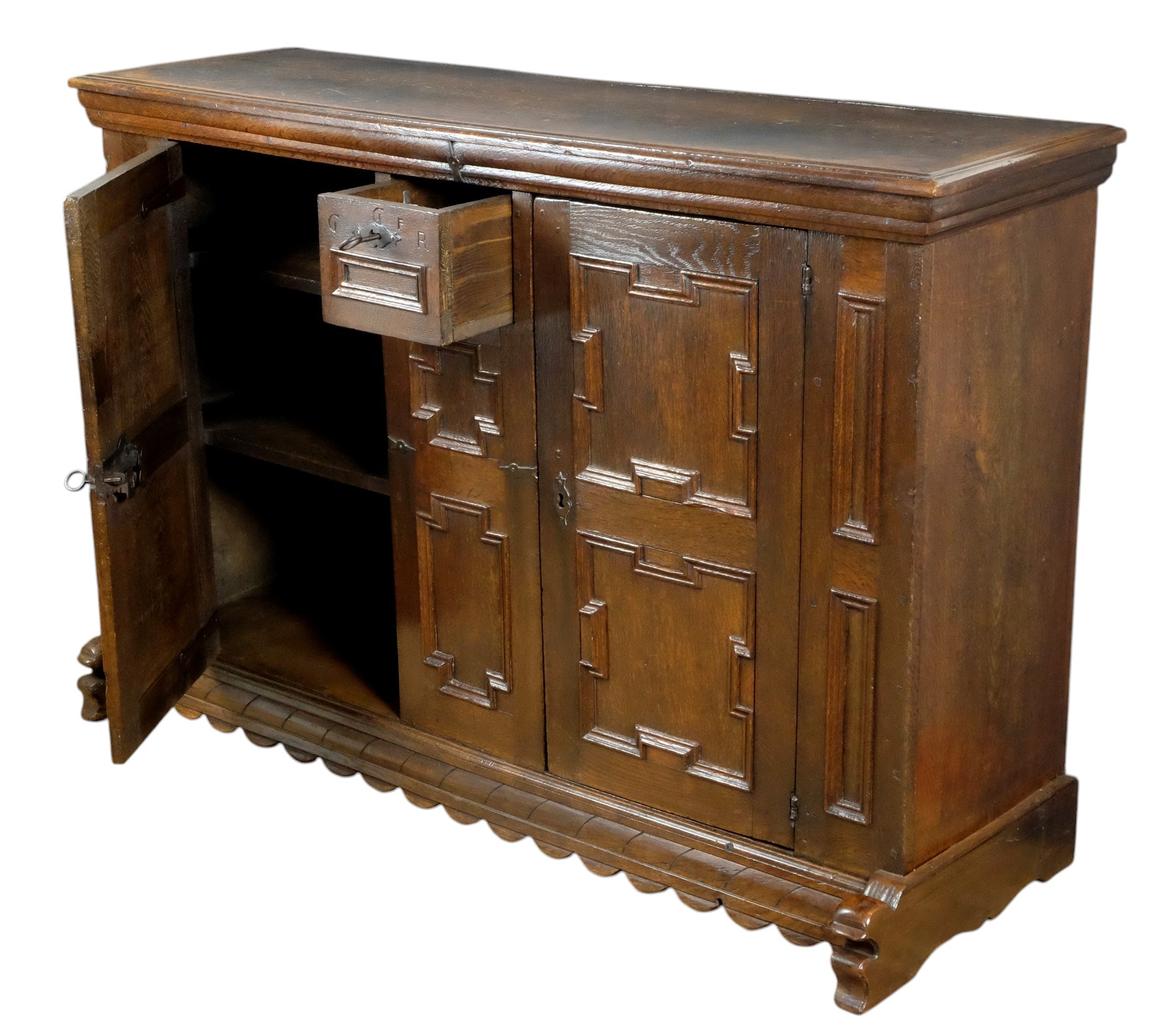 18th century cupboard from a German farm