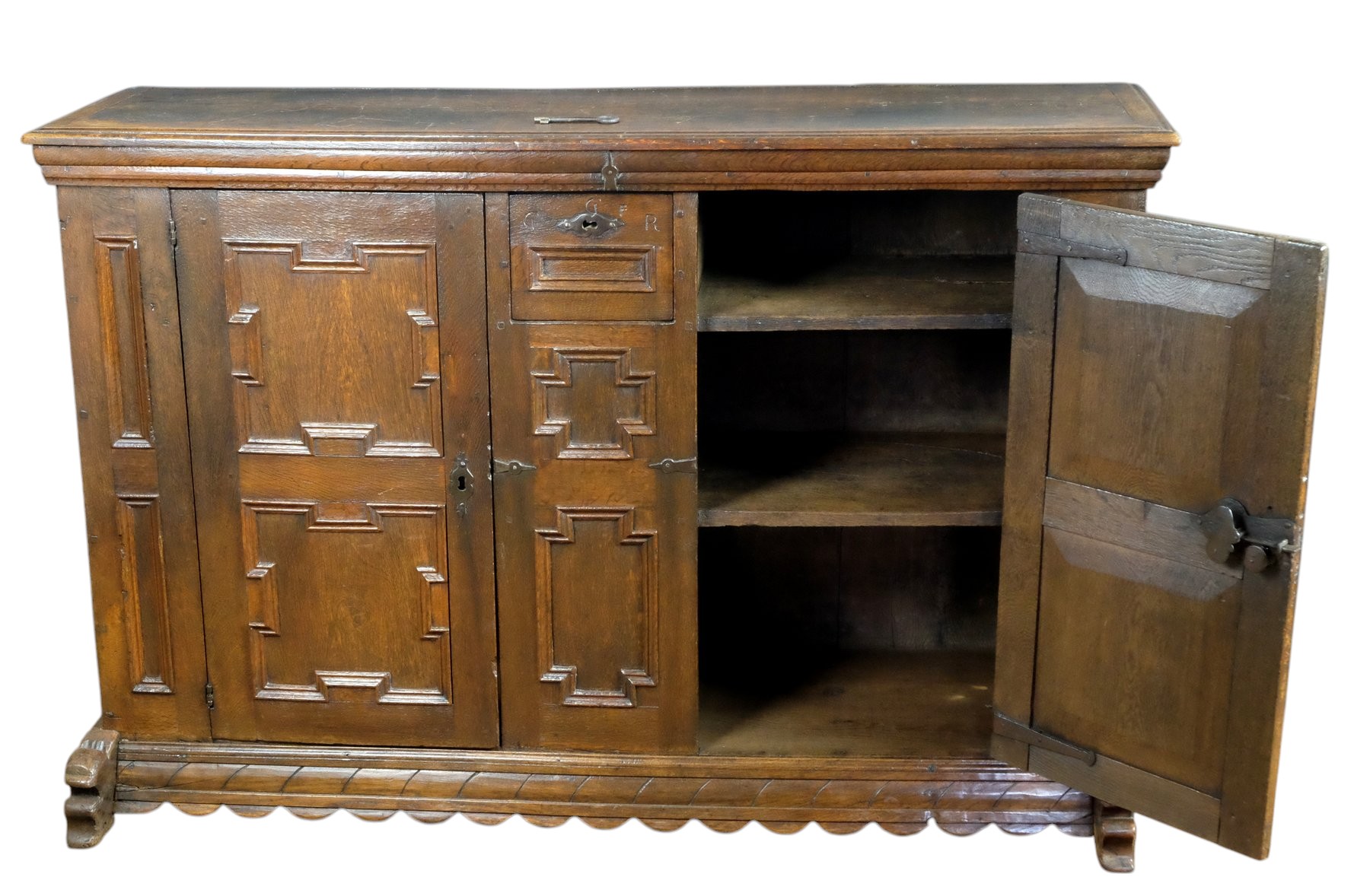 18th century cupboard from a German farm