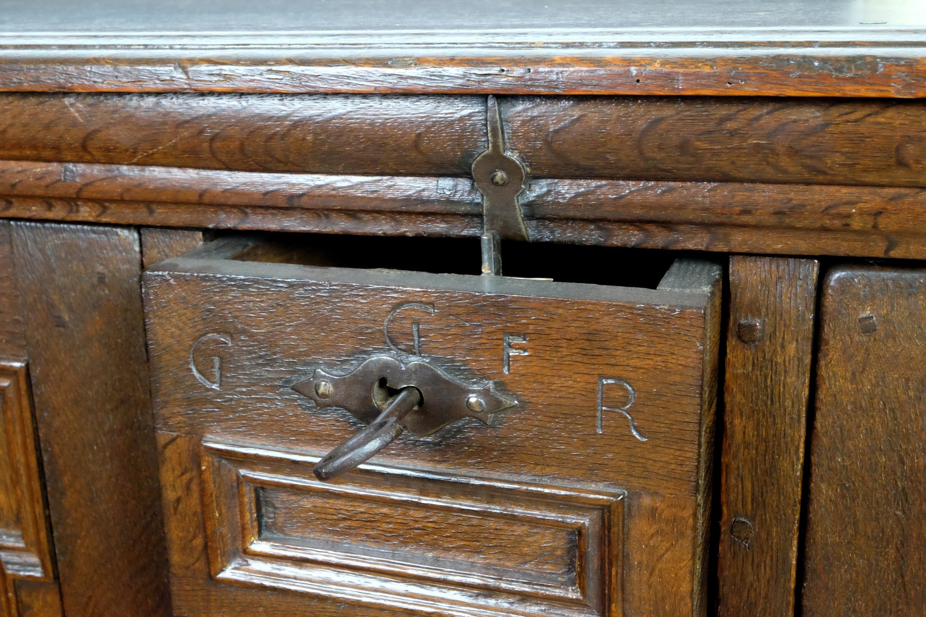 18th century cupboard from a German farm