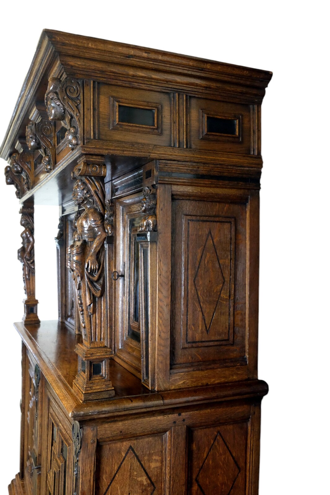 Beautiful 18th century statue cabinet. ‘Beeldenkast’, or ‘Buffetkast’.