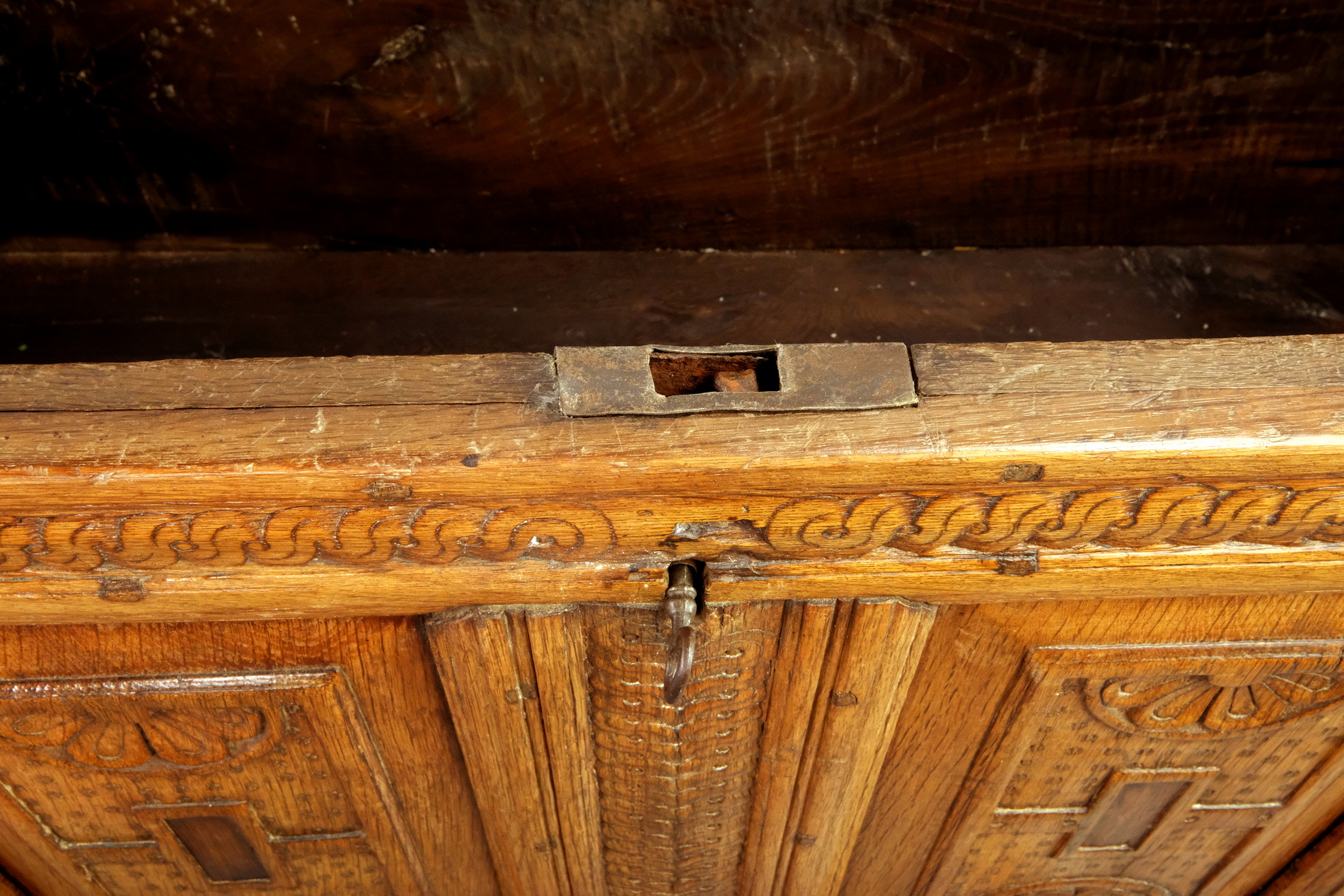 Dutch Renaissance chest with beautiful panels