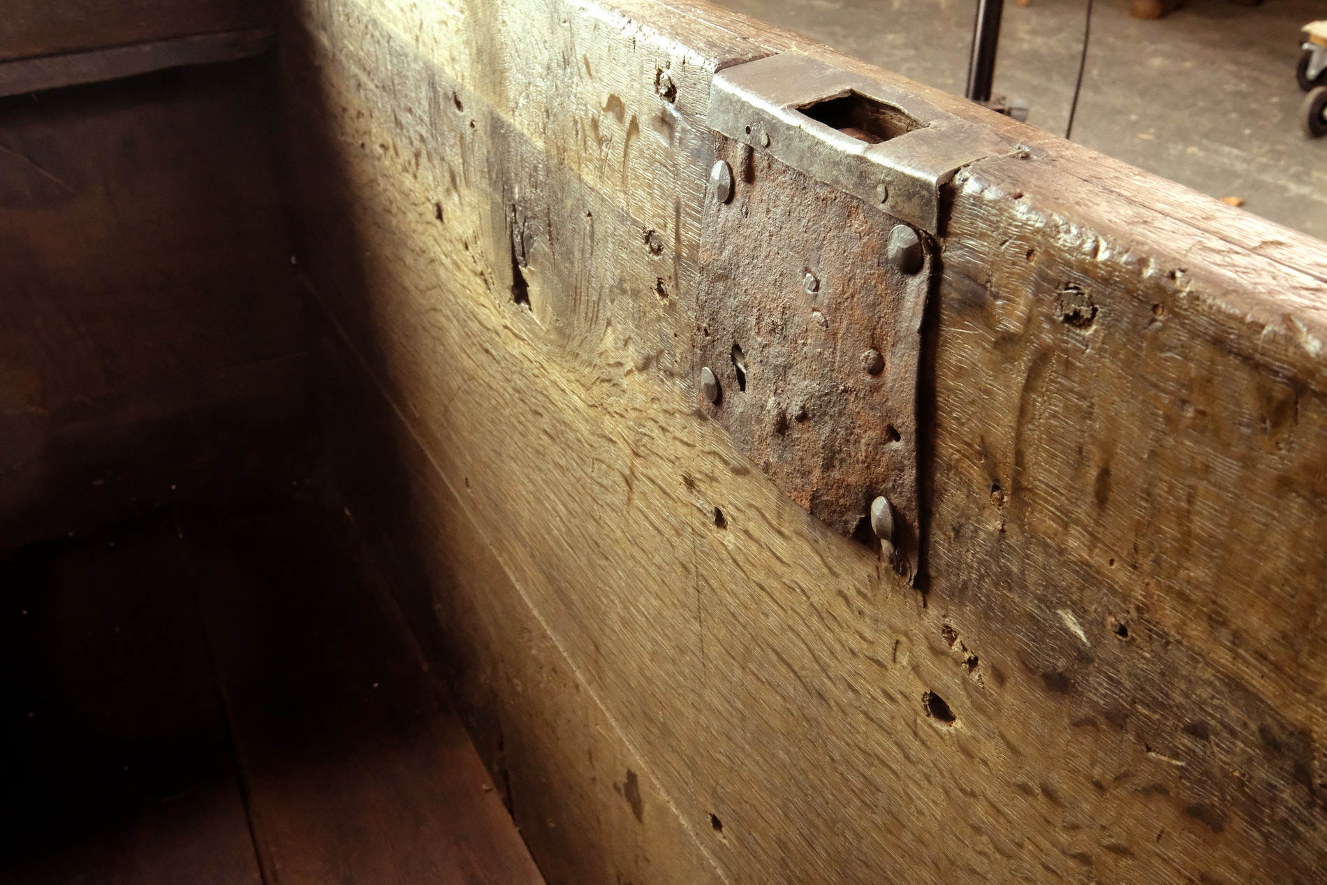 Dutch Renaissance chest with beautiful panels