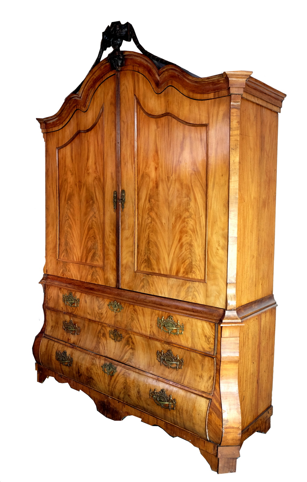 Elegant Cabinet in beautiful floral mahogany