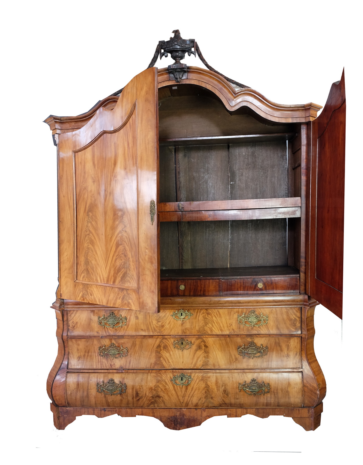 Elegant Cabinet in beautiful floral mahogany