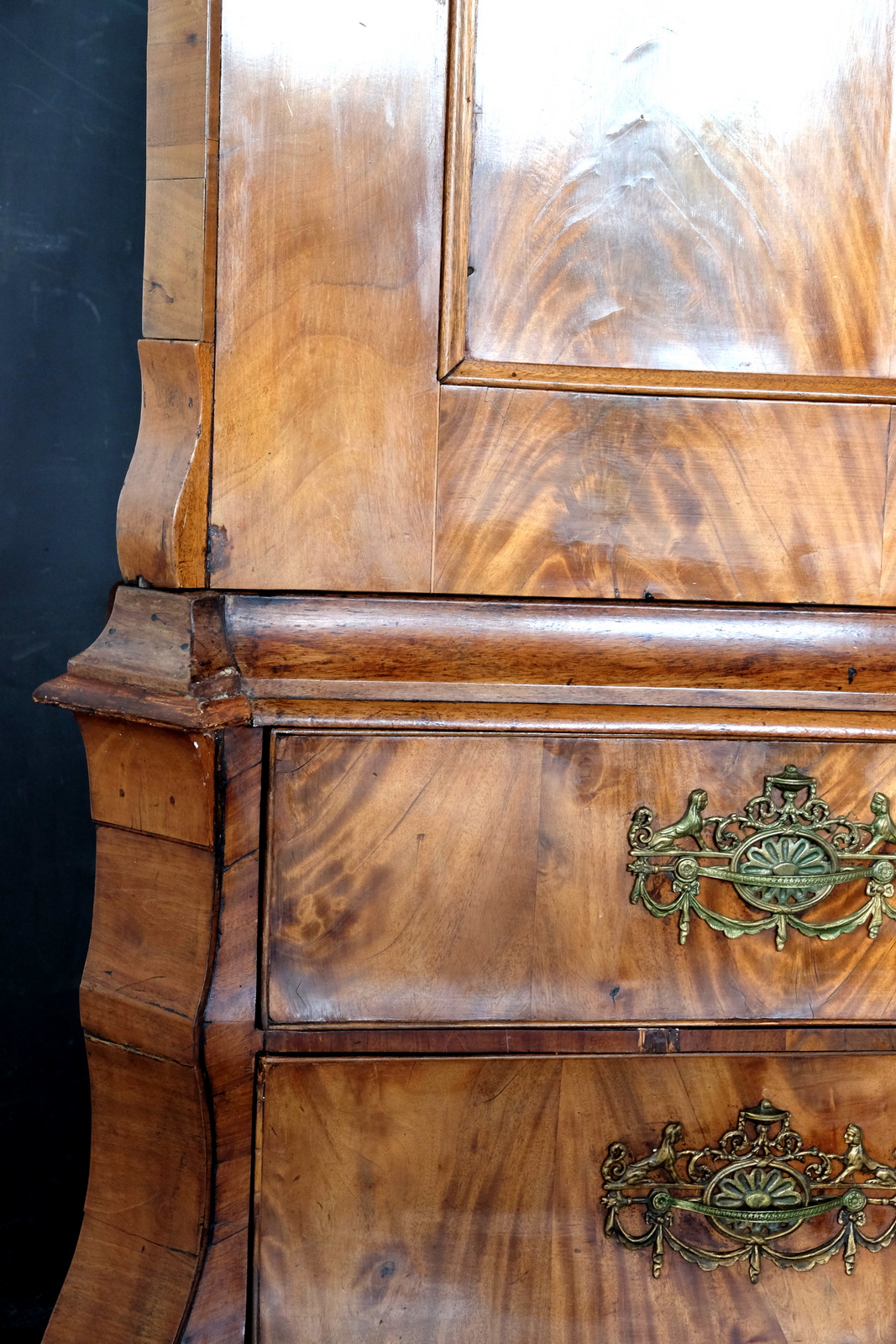 Elegant Cabinet in beautiful floral mahogany