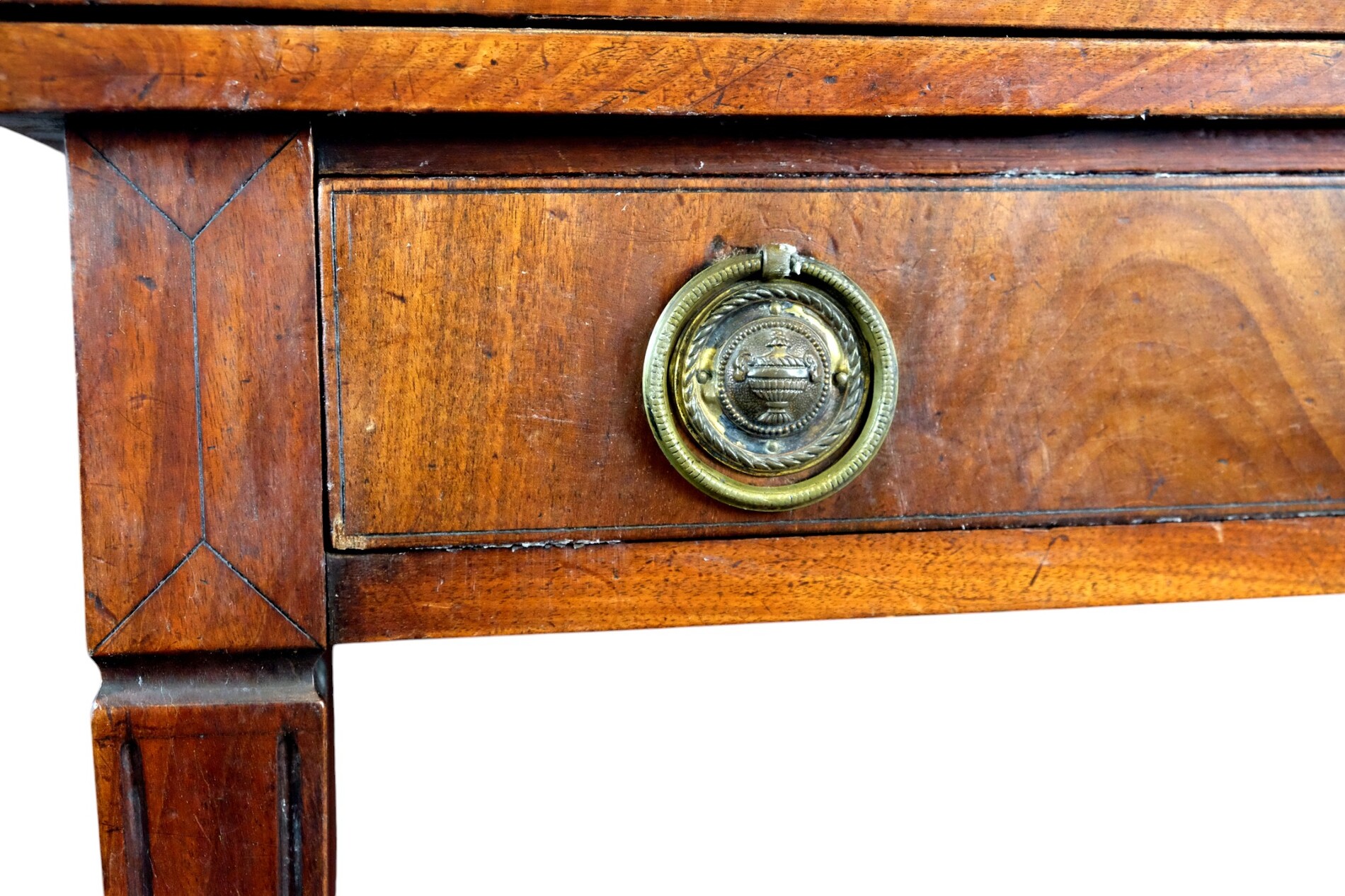 Elegant French Card Table in mahogony.