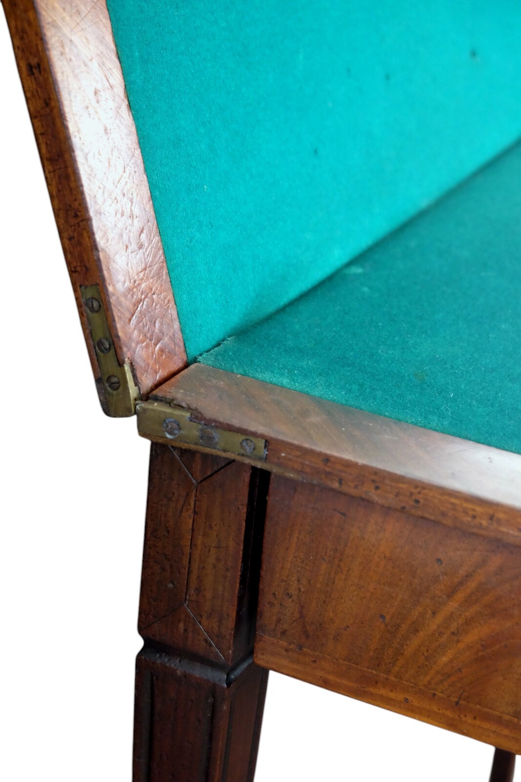 Elegant French Card Table in mahogony.