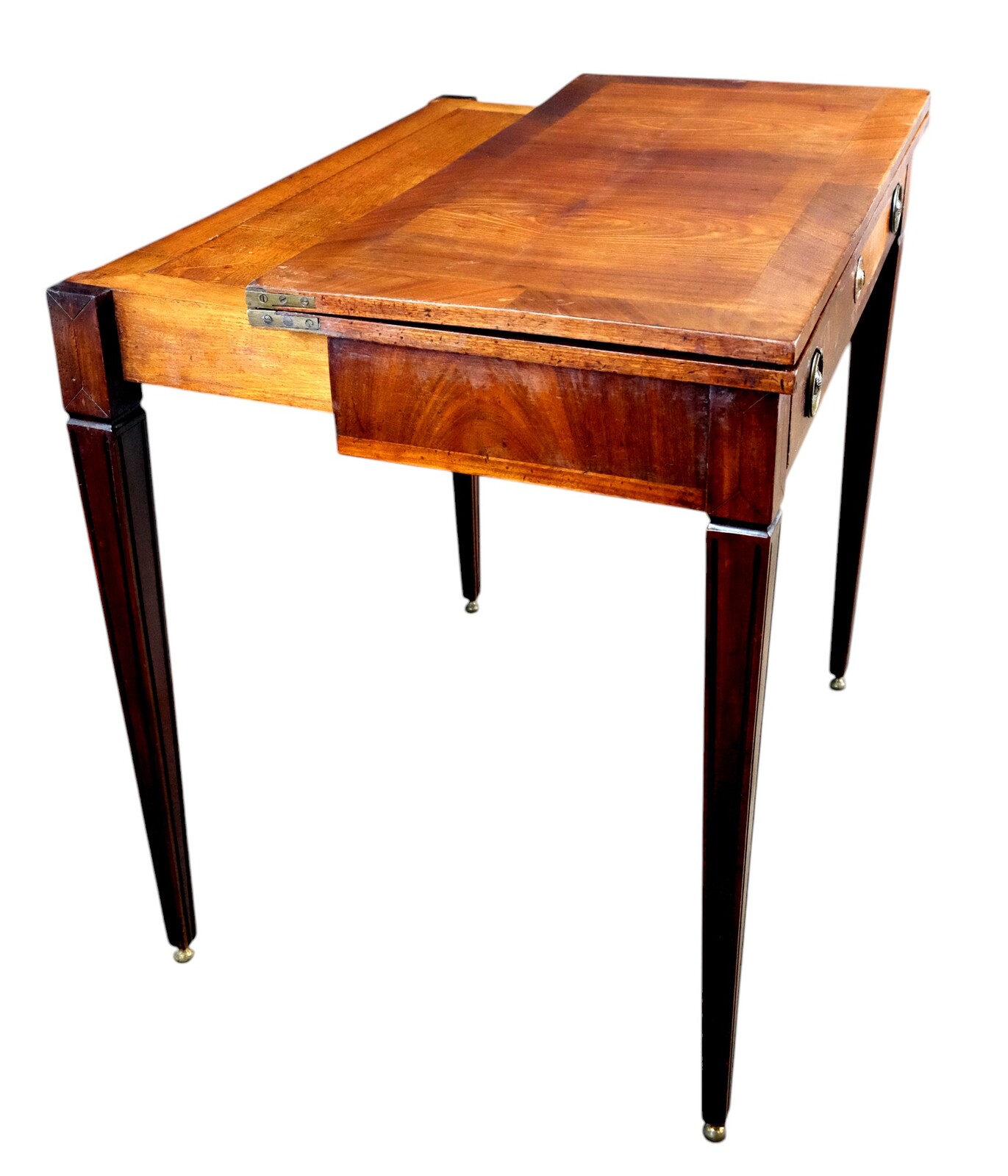 Elegant French Card Table in mahogony.