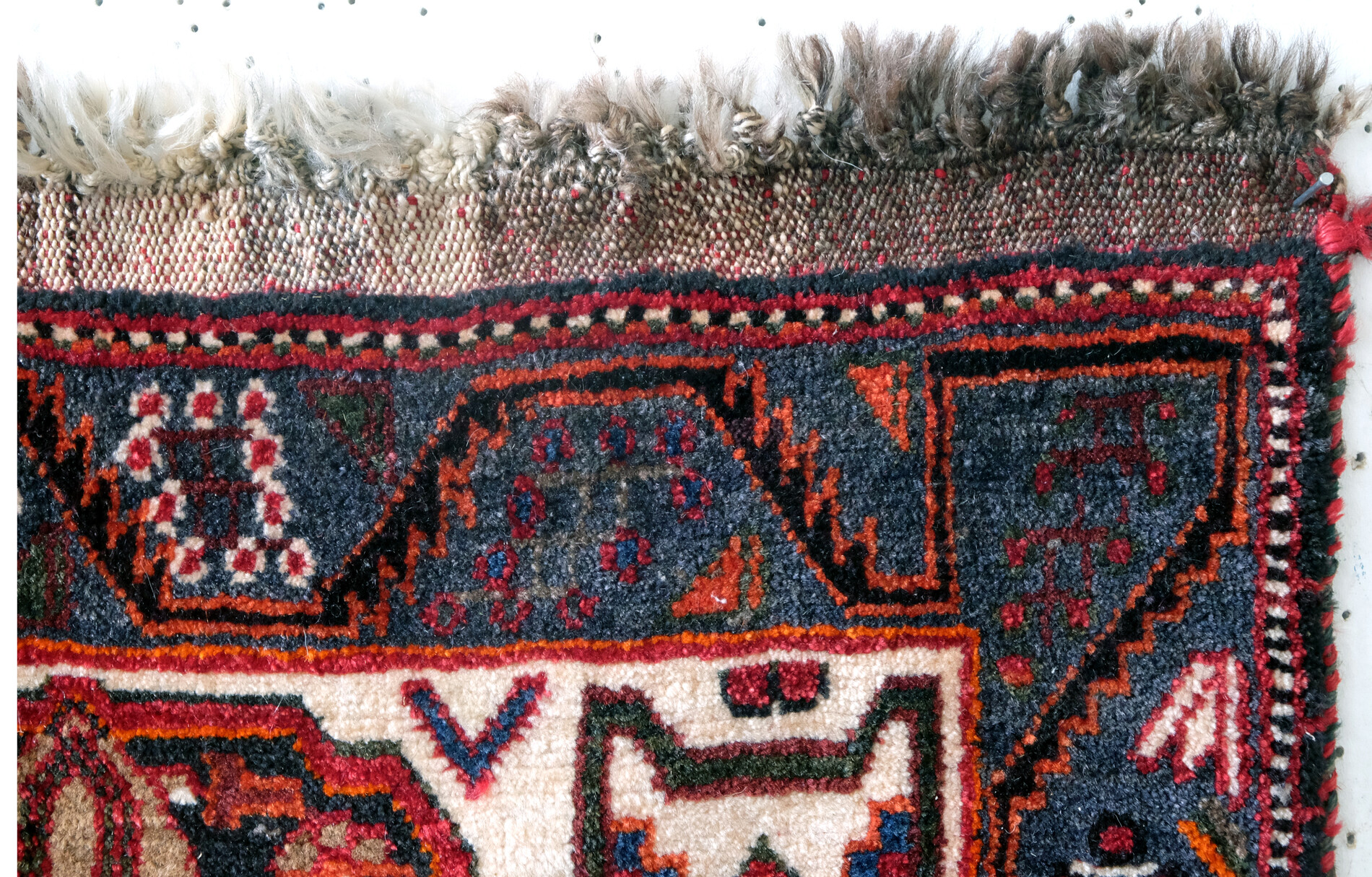 Figurative rug of the Qashqai nomads