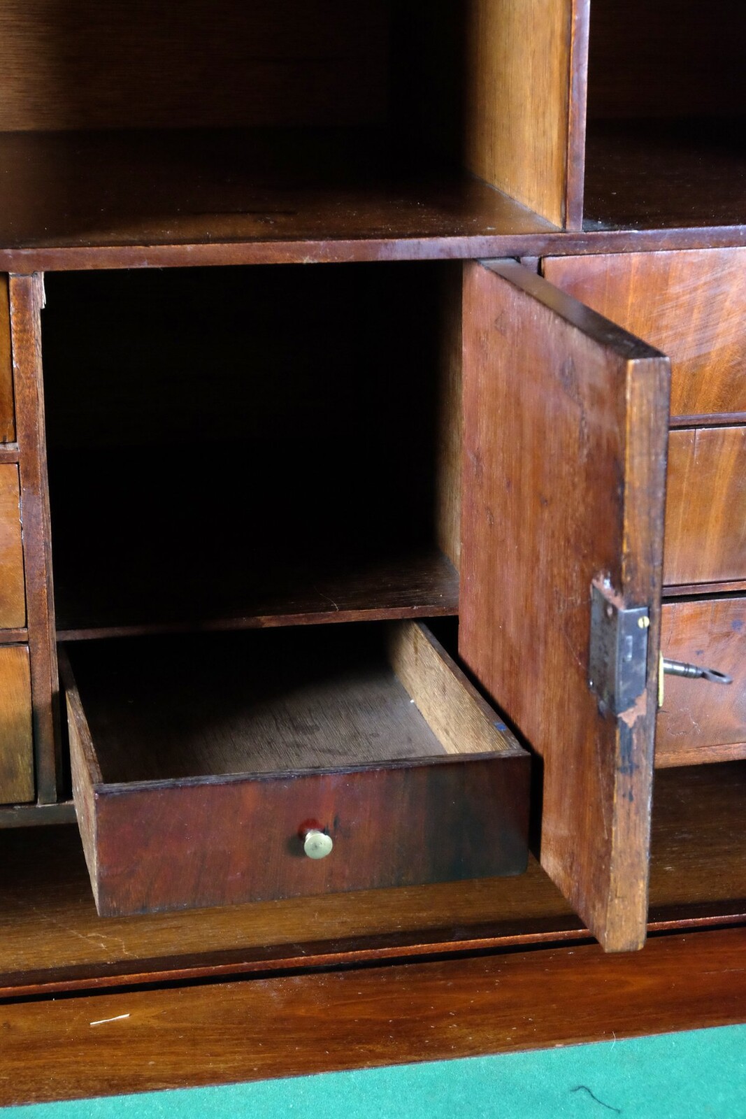 secretaire in mahogany