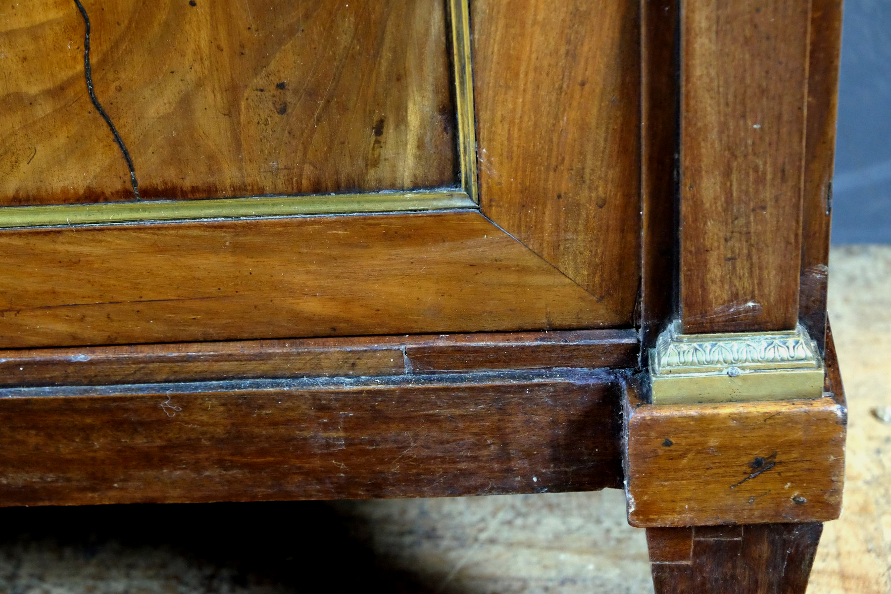 secretaire in mahogany