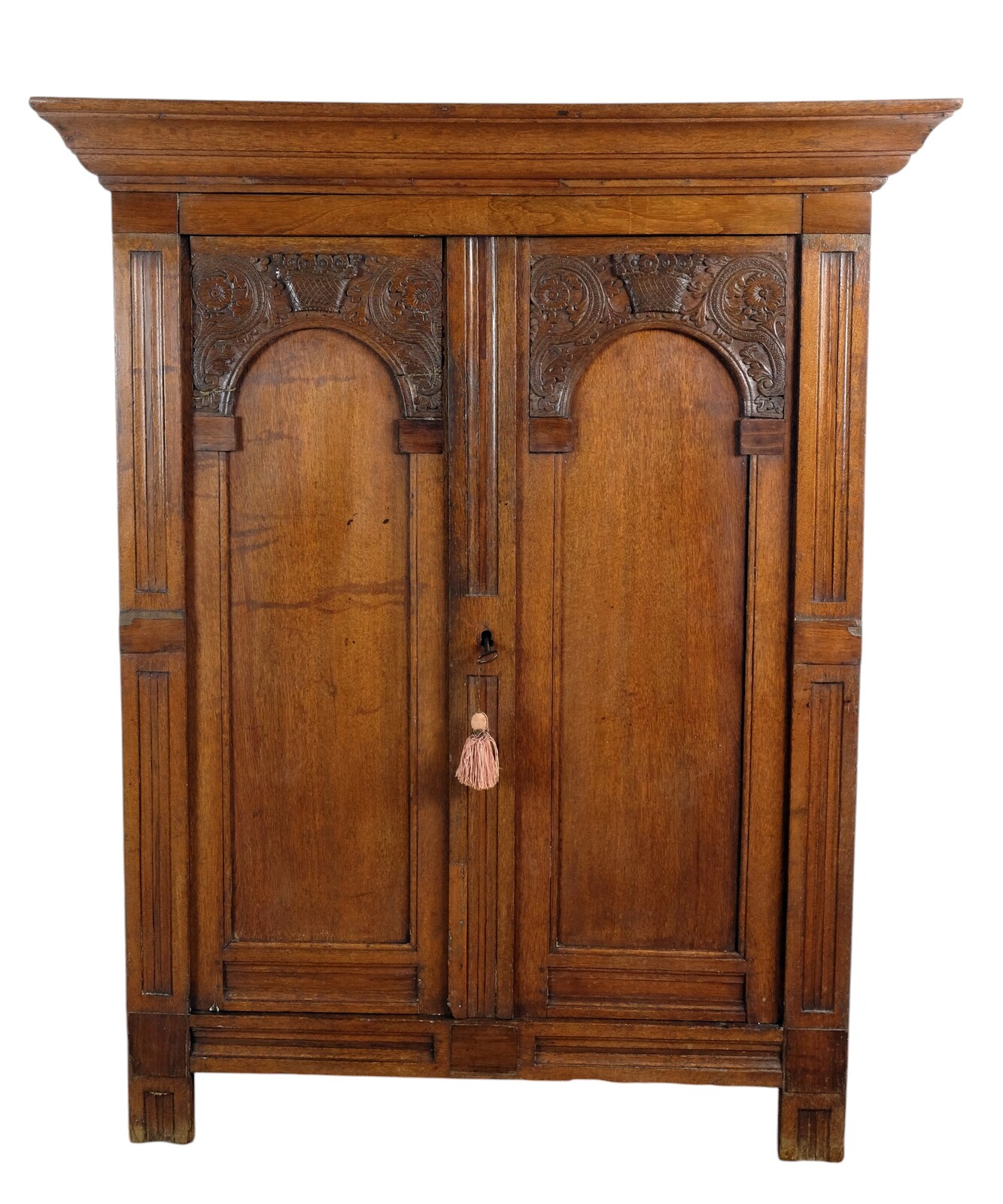 small 17th century arched cabinet