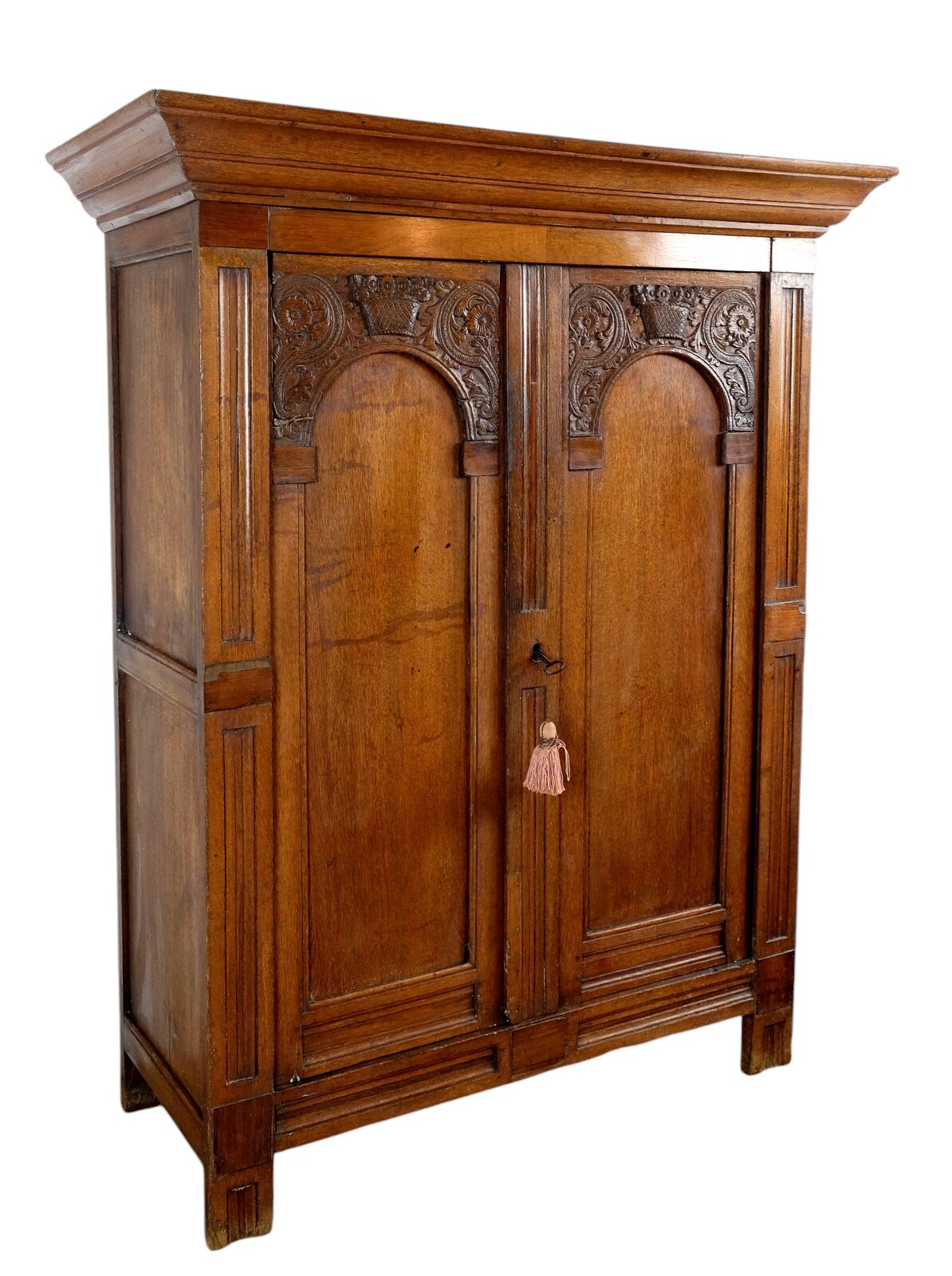 small 17th century arched cabinet