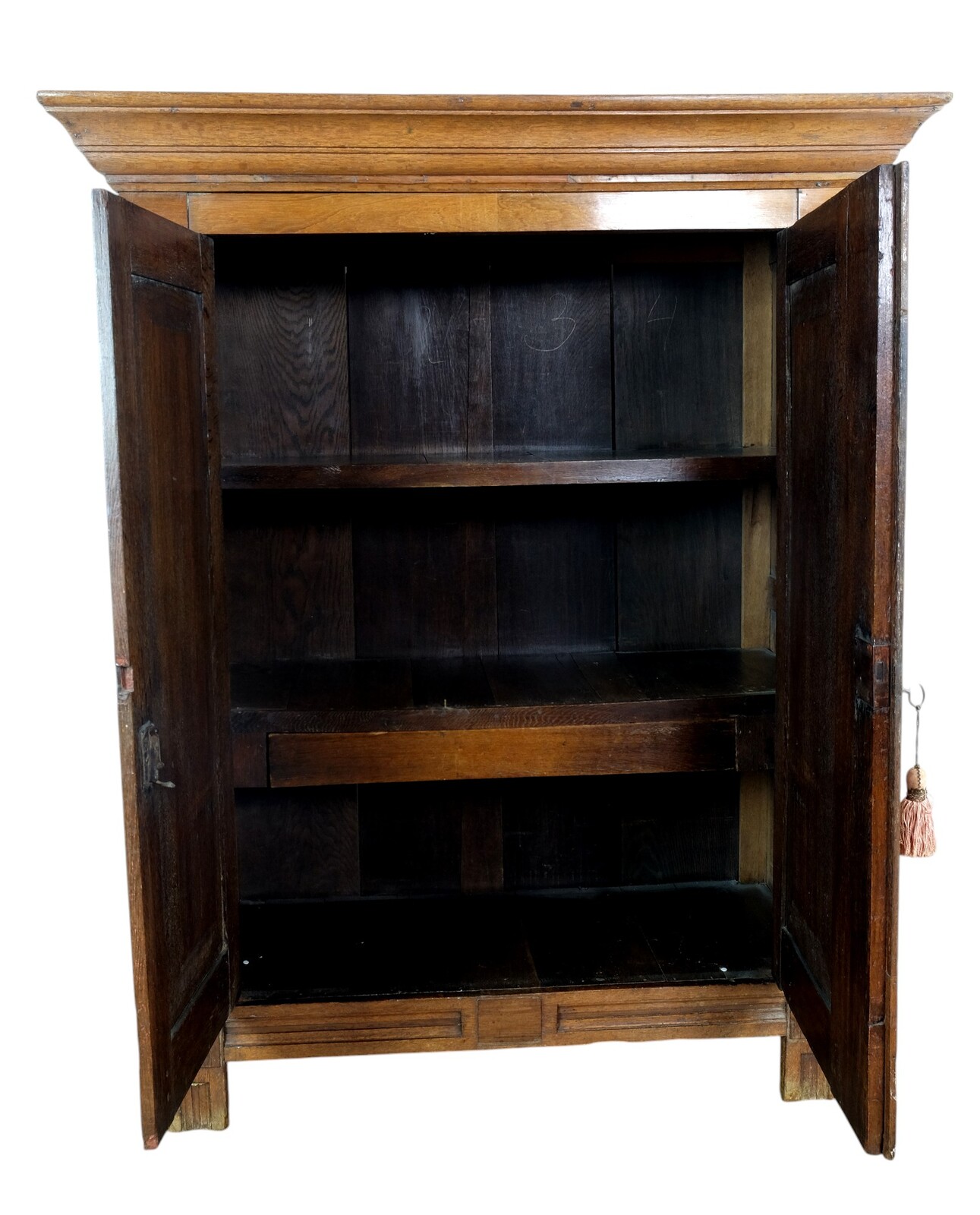 small 17th century arched cabinet