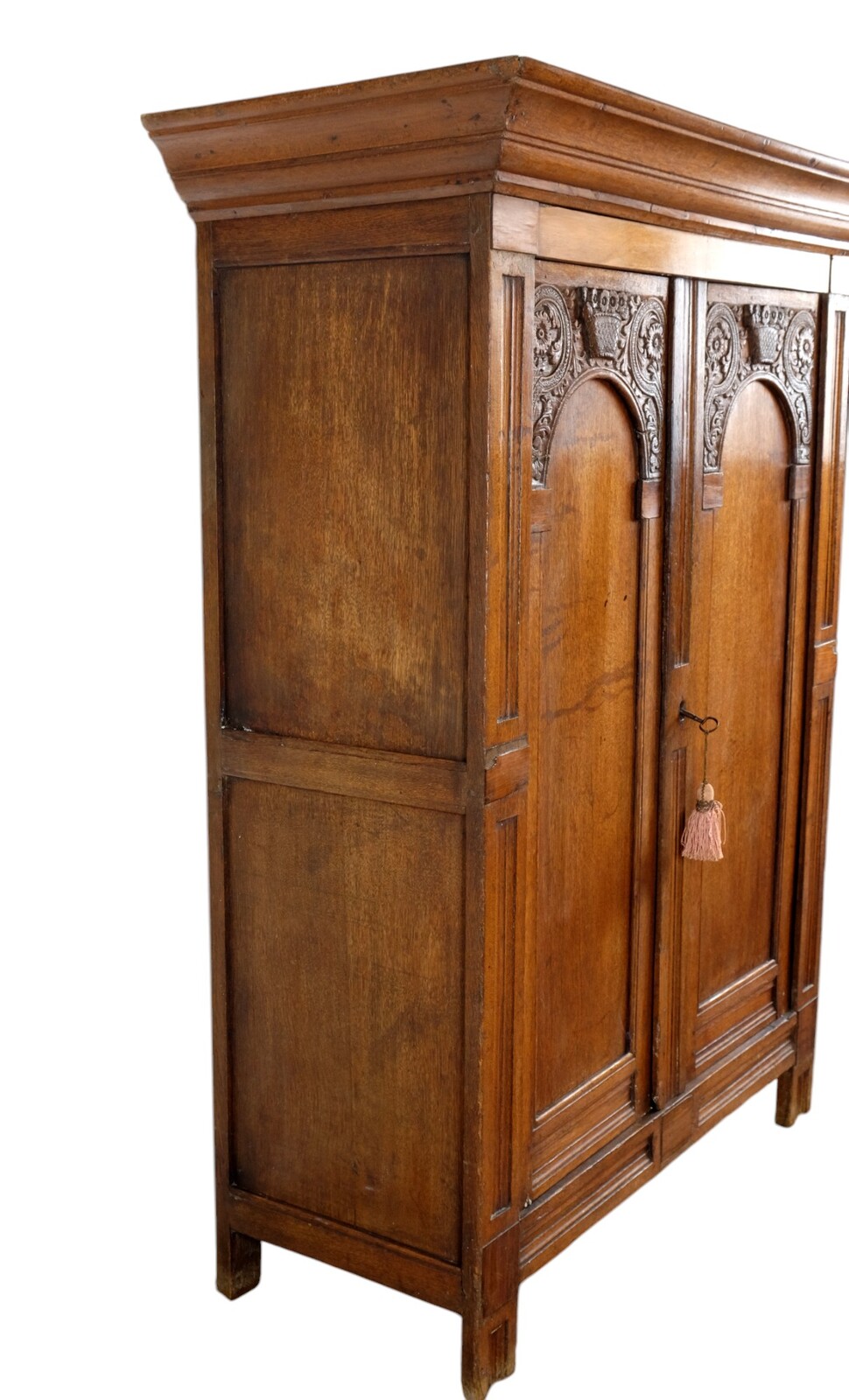 small 17th century arched cabinet